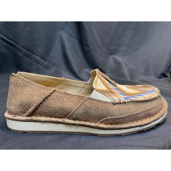 Ariat Ladies Blanket Aztec Print Metallic Bronze Slip On Cruiser 10044528 9B - Picture 3 of 6